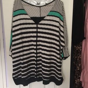 Lane Bryant Tops - Abstract Stripe Patterned Lane Bryant Tunic Lane Bryant Tops - Abstract Stripe Patterned Lane Bryant Tunic